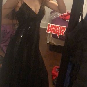 Black sparkly dress